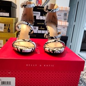 Kelly & Katie heels. 7.5 NWB